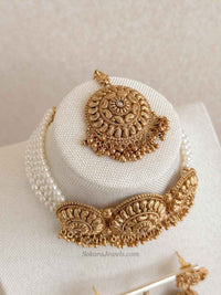 Pearly Mandala Choker set - SOKORA JEWELSPearly Mandala Choker setNECKLACE SETS