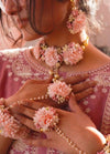 Pink Blossom Floral Hand Pieces - SOKORA JEWELSPink Blossom Floral Hand Pieces