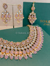 Pink Gem Necklace Set - SOKORA JEWELSPink Gem Necklace Set