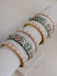 Pink Mint Bangle Set - SOKORA JEWELSPink Mint Bangle SetBANGLES