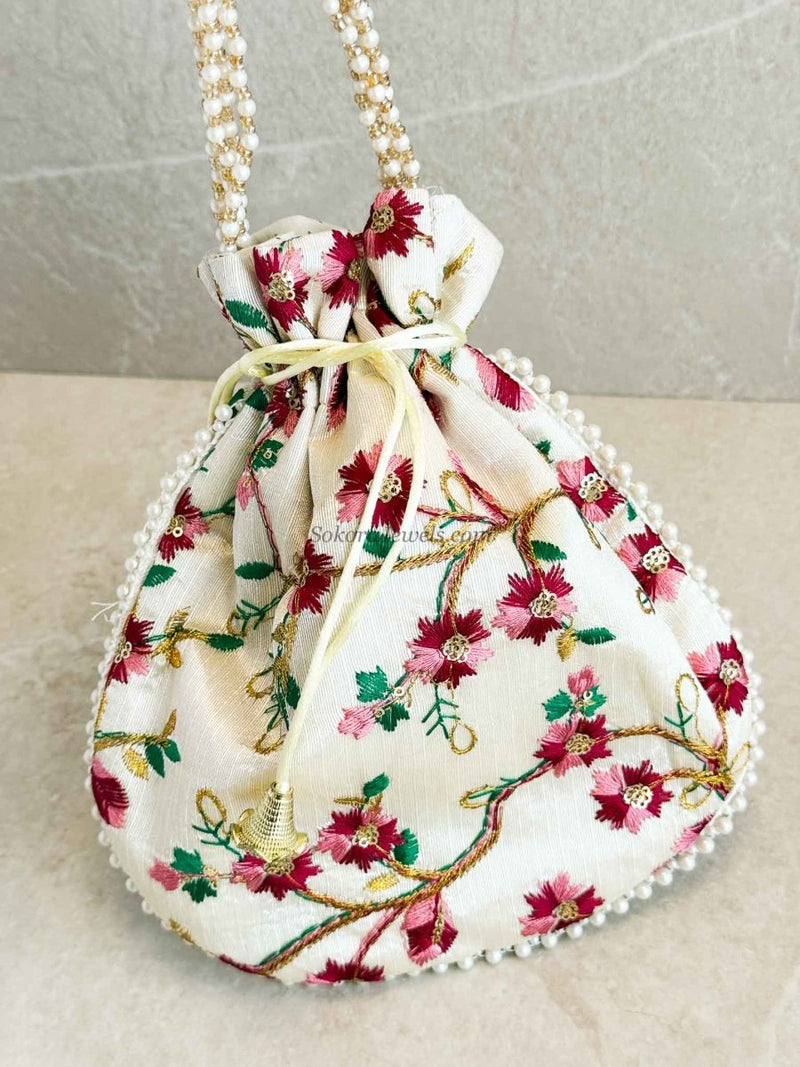 Poppy Flower Potli - SOKORA JEWELSPoppy Flower Potli