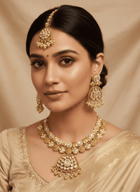 Pranamika Kundan Necklace set - SOKORA JEWELSPranamika Kundan Necklace setNECKLACE SETS