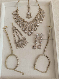 Pre Order: Customised Vine Drop Diamante Set - SOKORA JEWELSPre Order: Customised Vine Drop Diamante SetNECKLACE SETS