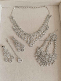 Pre Order: Customised Vines Drop Diamante Set - SOKORA JEWELSPre Order: Customised Vines Drop Diamante SetNECKLACE SETS