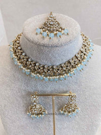 Preasha Clear Necklace Sets - SOKORA JEWELSPreasha Clear Necklace Sets