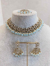 Preasha Clear Necklace Sets - SOKORA JEWELSPreasha Clear Necklace Sets