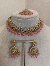 Preasha Golden Necklace Sets - 18 Colour Options - SOKORA JEWELSPreasha Golden Necklace Sets - 18 Colour Options