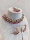Preasha Golden Necklace Sets - SOKORA JEWELSPreasha Golden Necklace Sets