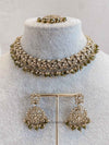 Preasha Golden Necklace Sets - SOKORA JEWELSPreasha Golden Necklace Sets