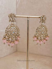 Preasha Golden Necklace Sets - SOKORA JEWELSPreasha Golden Necklace Sets