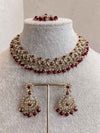 Preasha Golden Necklace Sets - SOKORA JEWELSPreasha Golden Necklace Sets
