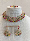 Preasha Golden Necklace Sets - SOKORA JEWELSPreasha Golden Necklace Sets