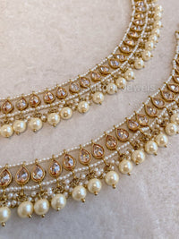 Preeta Anklets - Golden - SOKORA JEWELSPreeta Anklets - Golden