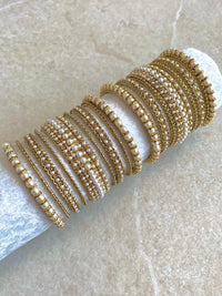 Princess Pearly Bangle Set - 2 Colour Options - SOKORA JEWELSPrincess Pearly Bangle Set - 2 Colour OptionsBANGLES