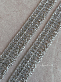 Priya Silver Anklets - SOKORA JEWELSPriya Silver Anklets