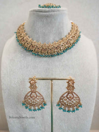Priyansha Golden Necklace sets - SOKORA JEWELSPriyansha Golden Necklace sets