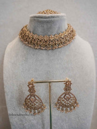 Priyansha Golden Necklace sets - SOKORA JEWELSPriyansha Golden Necklace sets