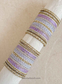 Purple Bangle set - SOKORA JEWELSPurple Bangle setBANGLES
