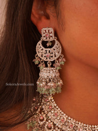 Qudsia Necklace and Earring Set - Pastels - SOKORA JEWELSQudsia Necklace and Earring Set - Pastels