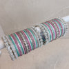 Qudsia Silver and Pastels Bangle set - SOKORA JEWELSQudsia Silver and Pastels Bangle setBANGLES