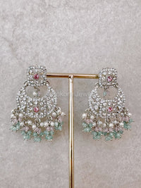 Qudsia Silver Small Earrings - Pastels - SOKORA JEWELSQudsia Silver Small Earrings - Pastels