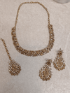 Rabinder Necklace set - Golden - SOKORA JEWELSRabinder Necklace set - Golden