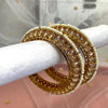 Raghini High Edge Champagne Bangles - SOKORA JEWELSRaghini High Edge Champagne BanglesBANGLES