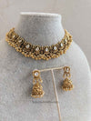 Ramneet Small Gold Kundan set - SOKORA JEWELSRamneet Small Gold Kundan set