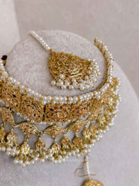 Razia Bridal set - Pearl - SOKORA JEWELSRazia Bridal set - Pearl