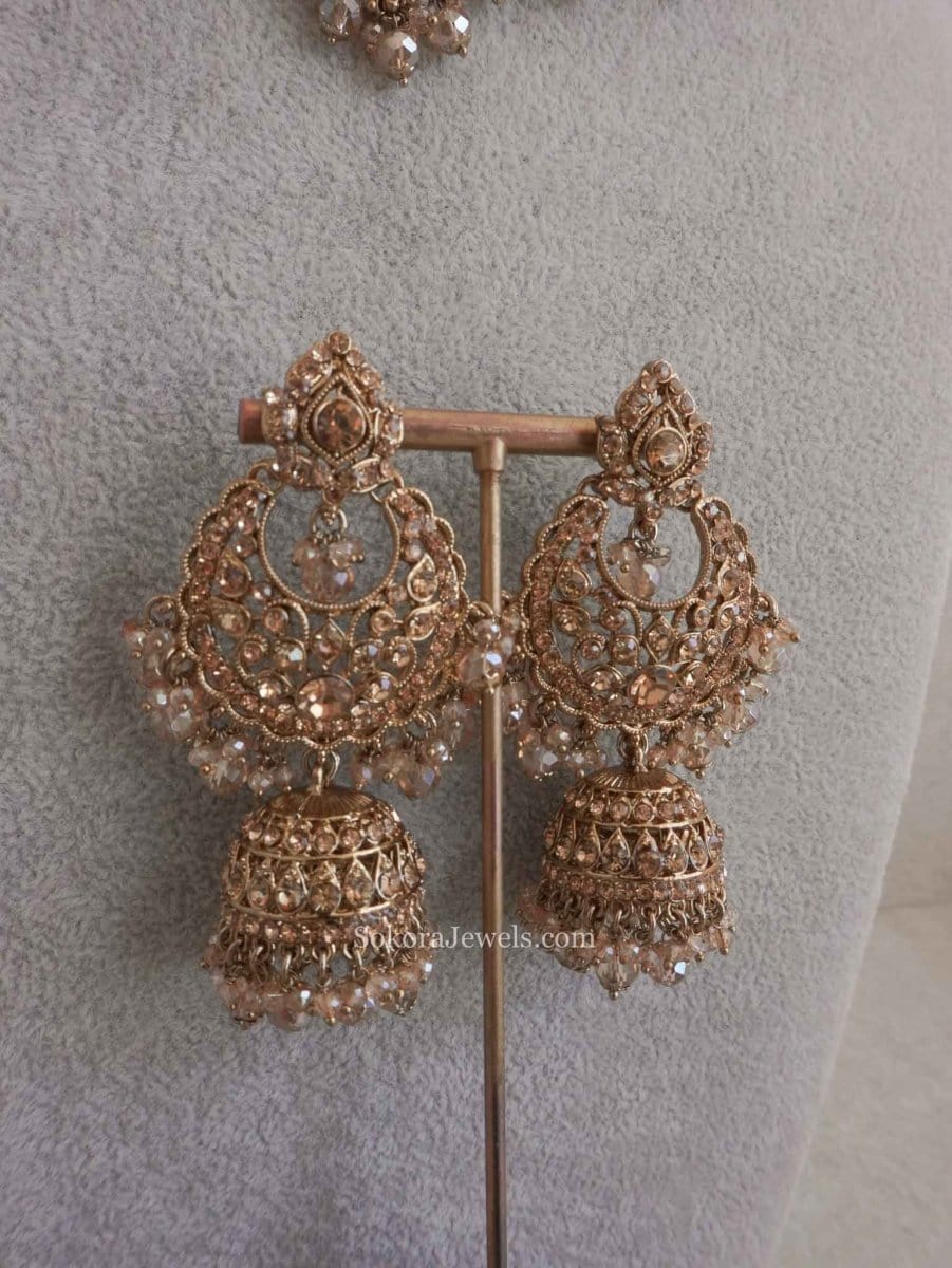 Rebekah Bridal Necklace set - SOKORA JEWELSRebekah Bridal Necklace set