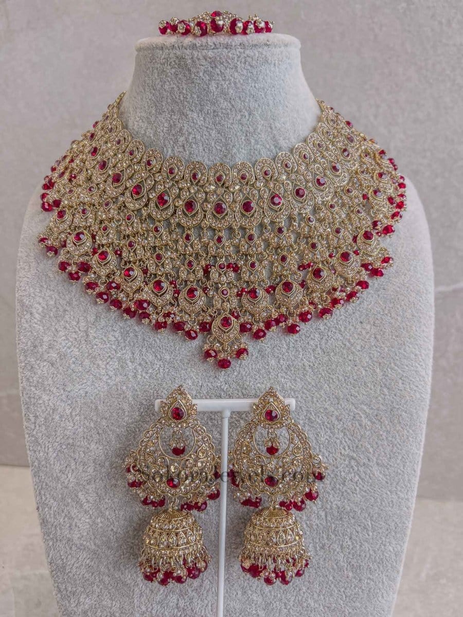 Rebekah Bridal Necklace set - SOKORA JEWELSRebekah Bridal Necklace set