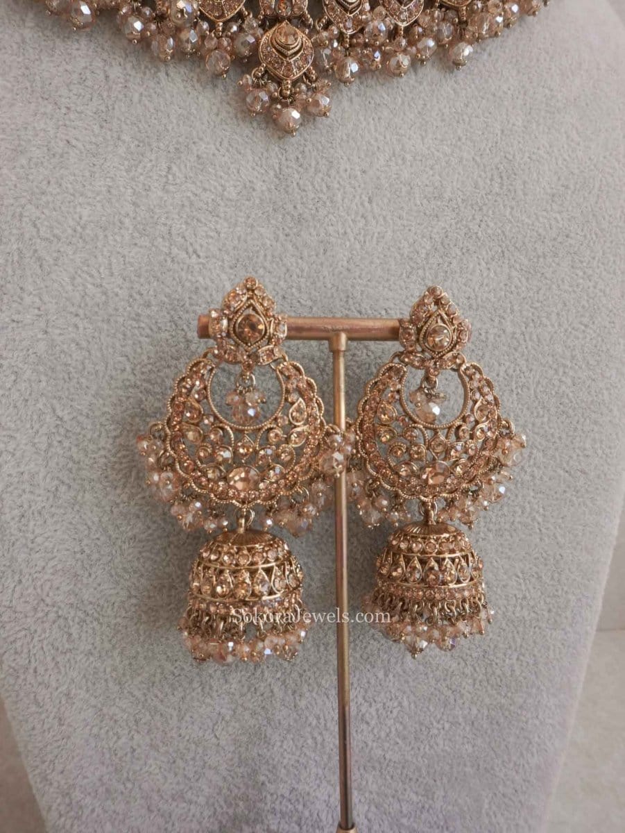 Rebekah Bridal Necklace set - SOKORA JEWELSRebekah Bridal Necklace set