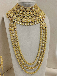 Reduced: Kanza Kundan Full Bridal set - SOKORA JEWELSReduced: Kanza Kundan Full Bridal set