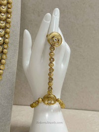 Reduced: Kanza Kundan Full Bridal set - SOKORA JEWELSReduced: Kanza Kundan Full Bridal set