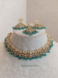 Rehana Golden Necklace Sets - SOKORA JEWELSRehana Golden Necklace Sets