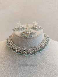 Rehana Silver Necklace Sets - SOKORA JEWELSRehana Silver Necklace Sets