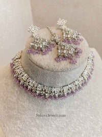 Rehana Silver Necklace Sets - SOKORA JEWELSRehana Silver Necklace Sets