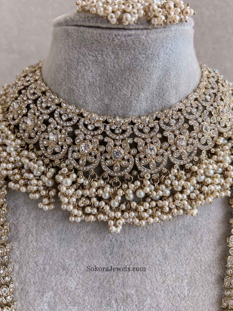 Reshma Full Bridal set - SOKORA JEWELSReshma Full Bridal set