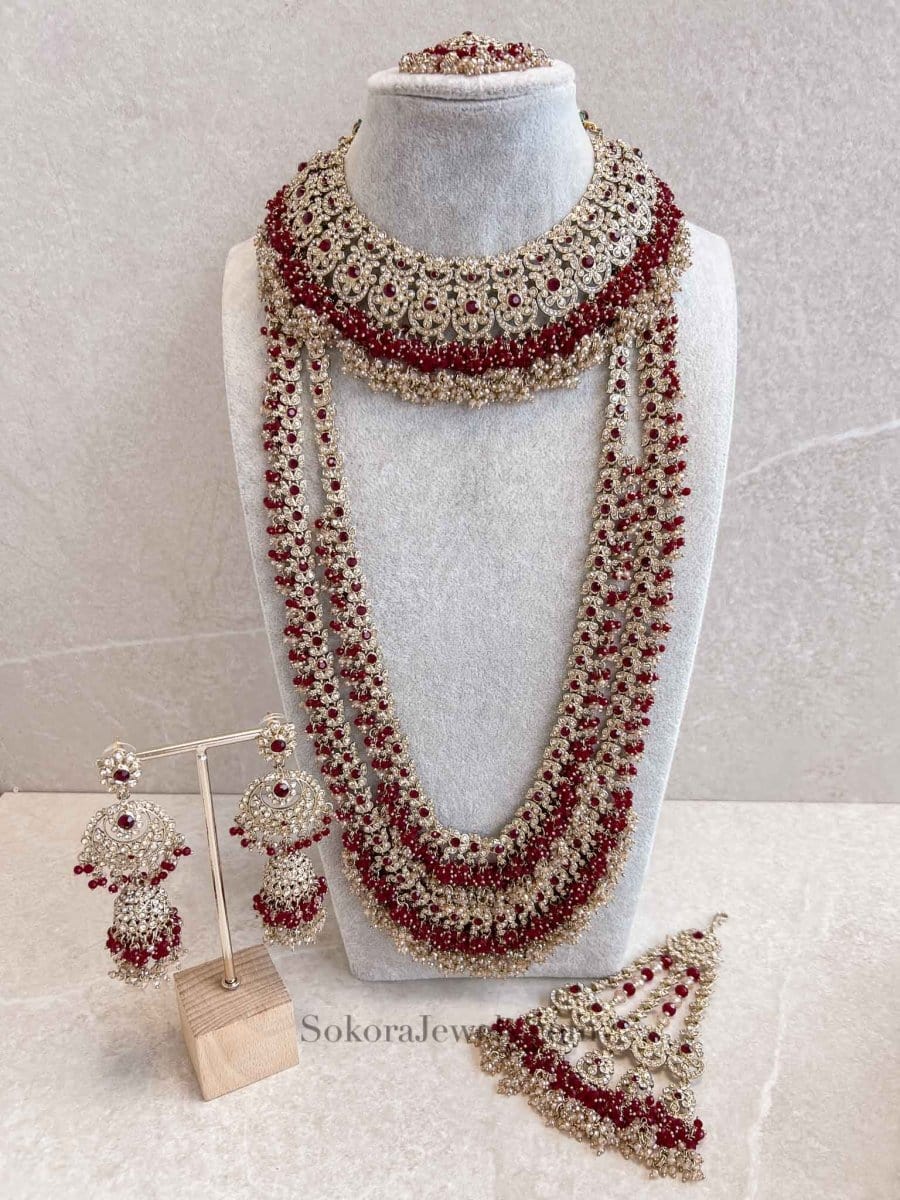 Reshma Full Bridal set - SOKORA JEWELSReshma Full Bridal set