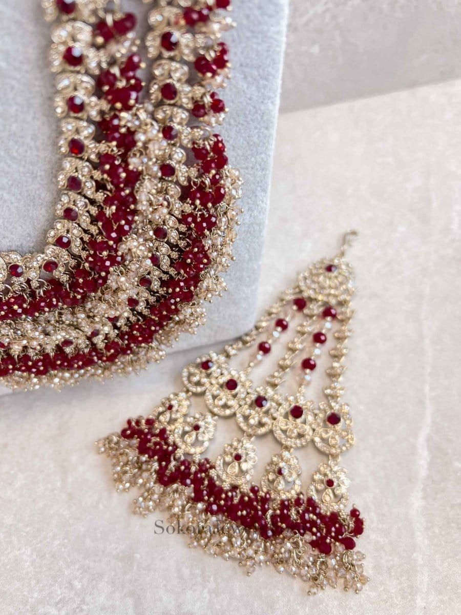 Reshma Full Bridal set - SOKORA JEWELSReshma Full Bridal set