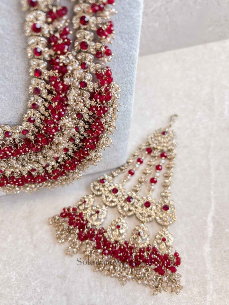 Reshma Full Bridal set - SOKORA JEWELSReshma Full Bridal set