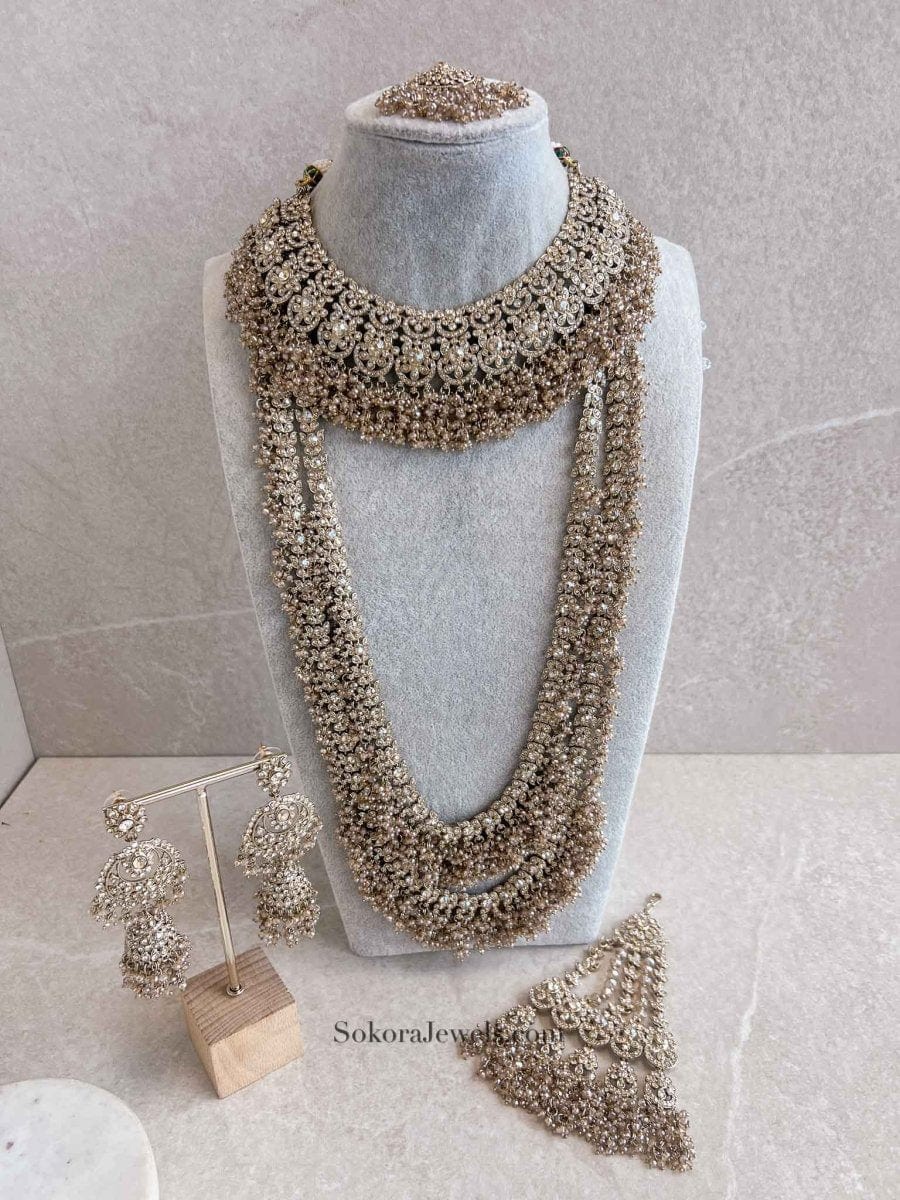 Reshma Full Bridal set - SOKORA JEWELSReshma Full Bridal set