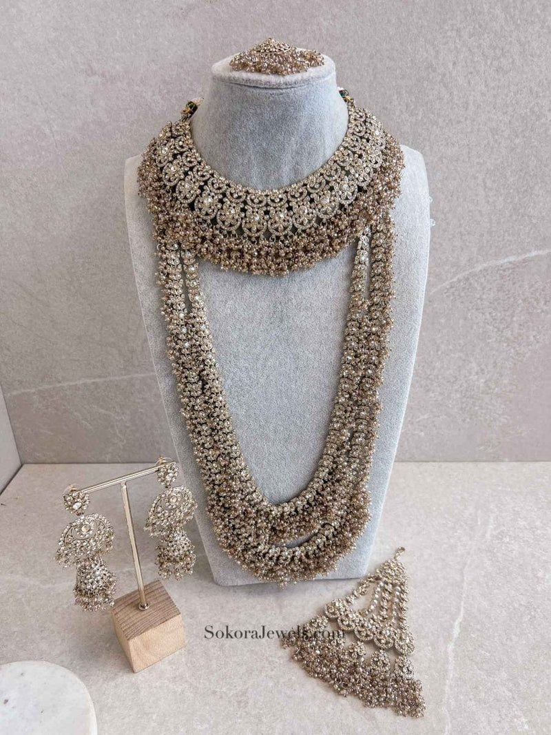 Reshma Full Bridal set - SOKORA JEWELSReshma Full Bridal set