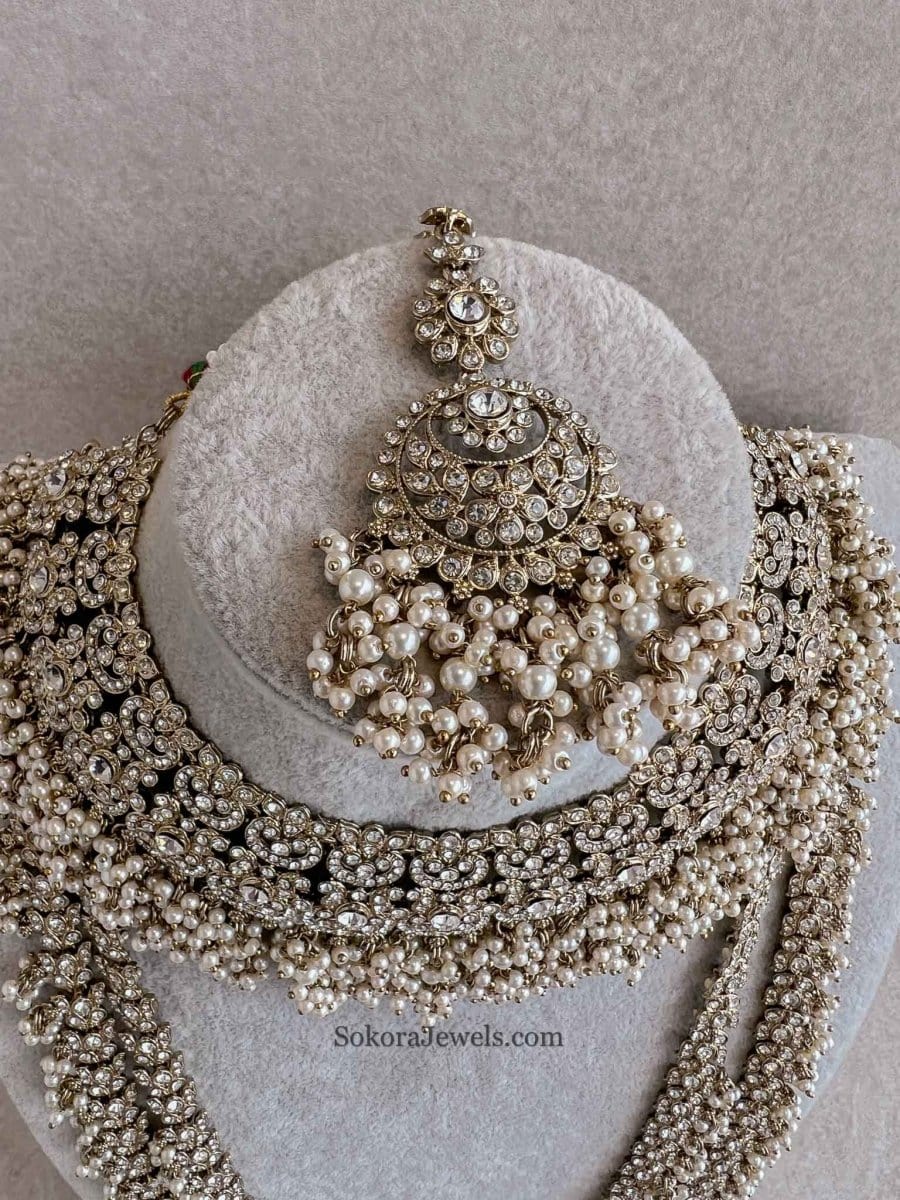 Reshma Full Bridal set - SOKORA JEWELSReshma Full Bridal set