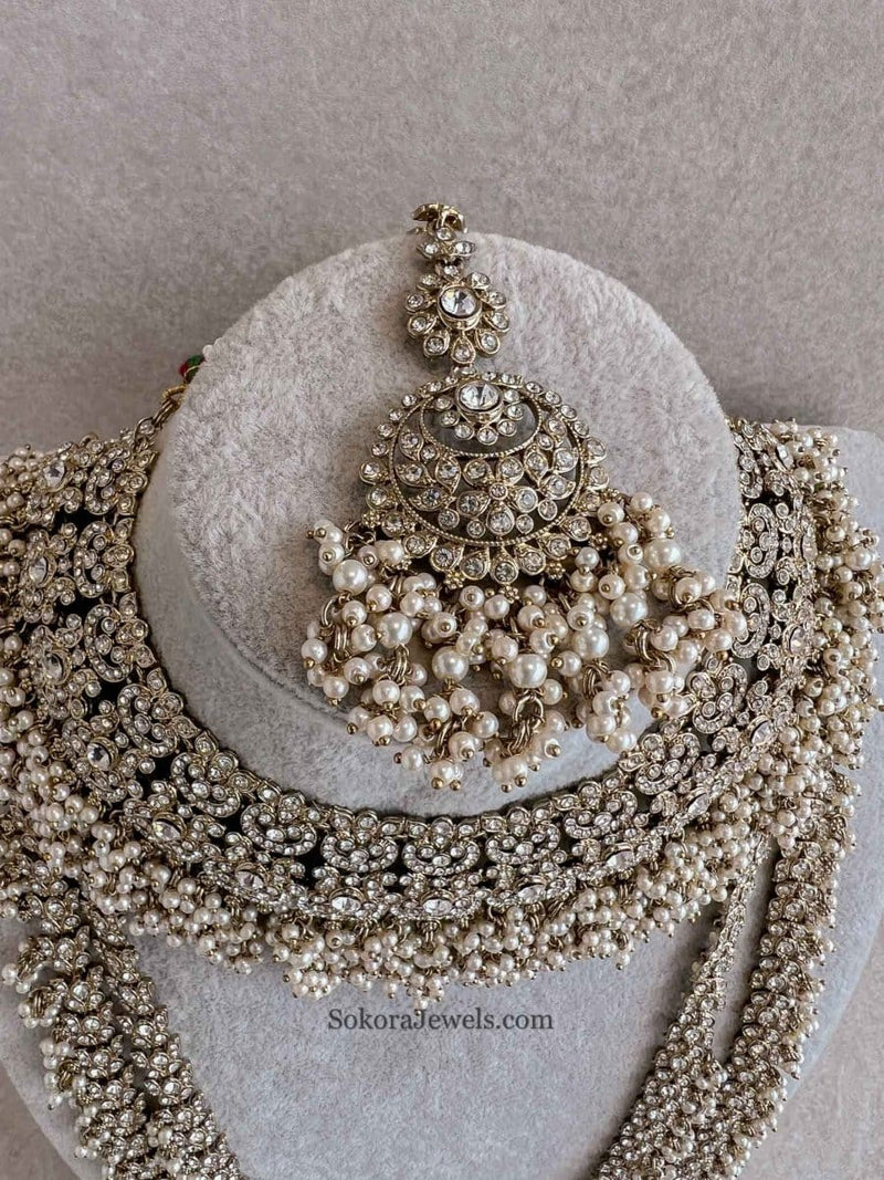 Reshma Full Bridal set - SOKORA JEWELSReshma Full Bridal set