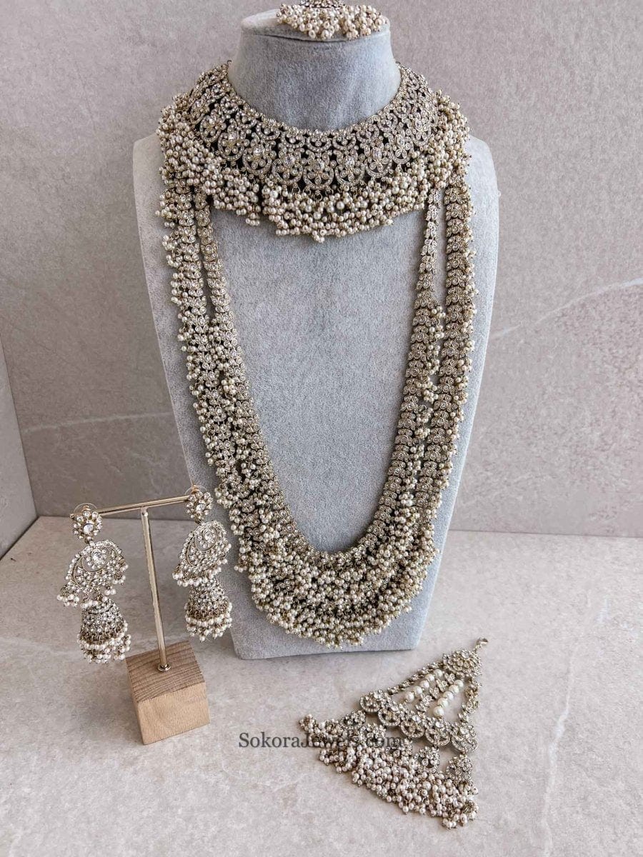 Reshma Full Bridal set - SOKORA JEWELSReshma Full Bridal set