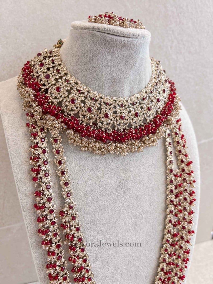 Reshma Full Bridal set - SOKORA JEWELSReshma Full Bridal set