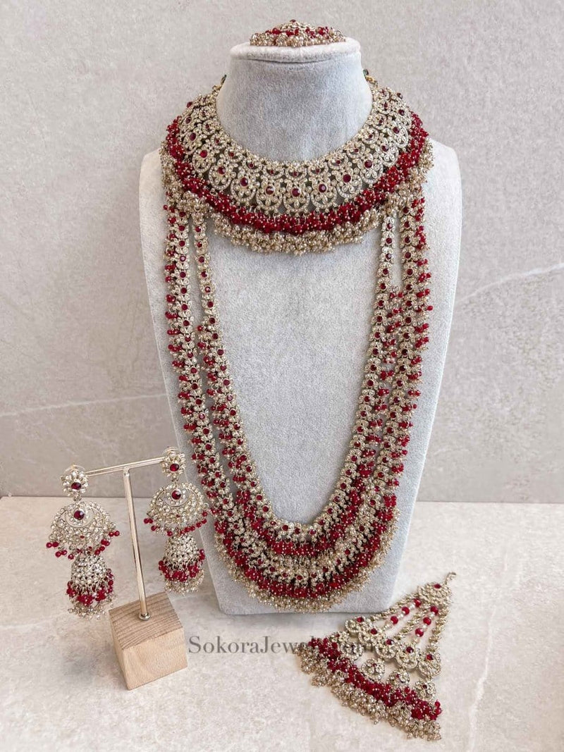 Reshma Full Bridal set - SOKORA JEWELSReshma Full Bridal set