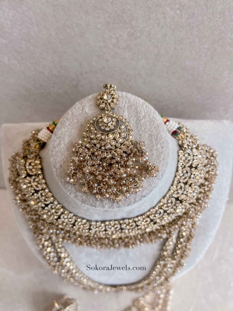 Reshma Full Bridal set - SOKORA JEWELSReshma Full Bridal set