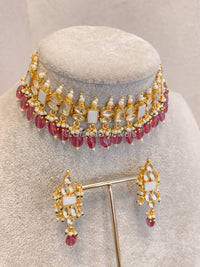 (REVIEW) Pachi Kundan Set - Pink - SOKORA JEWELS(REVIEW) Pachi Kundan Set - PinkNECKLACE SETS